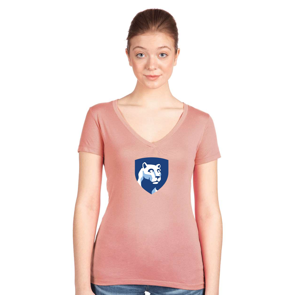 Women's Penn State Symbol  Next Level V-Neck T-Shir