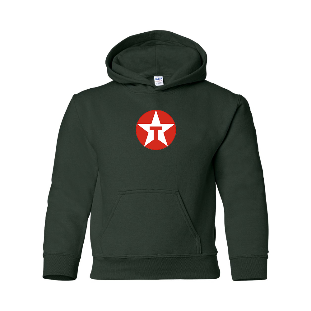 Youth Texaco Logo Gildan Heavy Blend  Hooded Sweatshirt