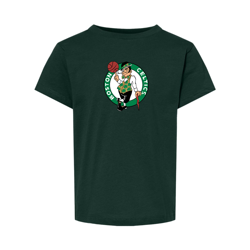 Boston Celtics Logo BELLA  CANVAS Toddler Jersey Tee
