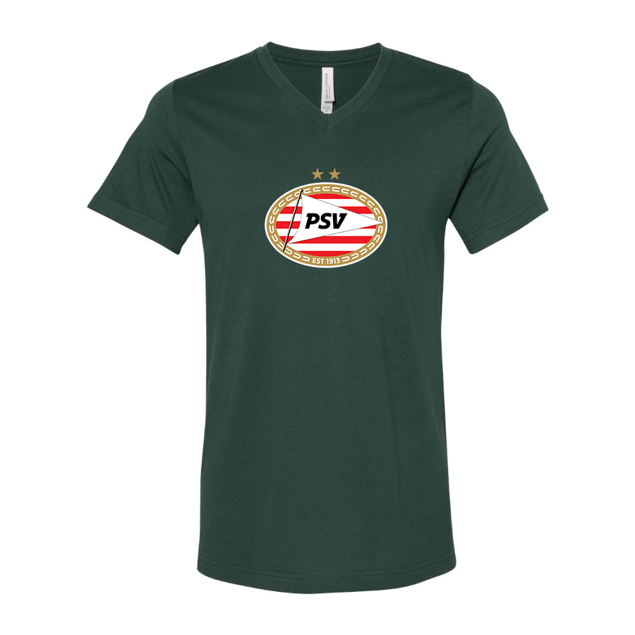 Men’s  PSV Eindhoven FC - BELLA + CANVAS - Jersey V-Neck Tee - 3005