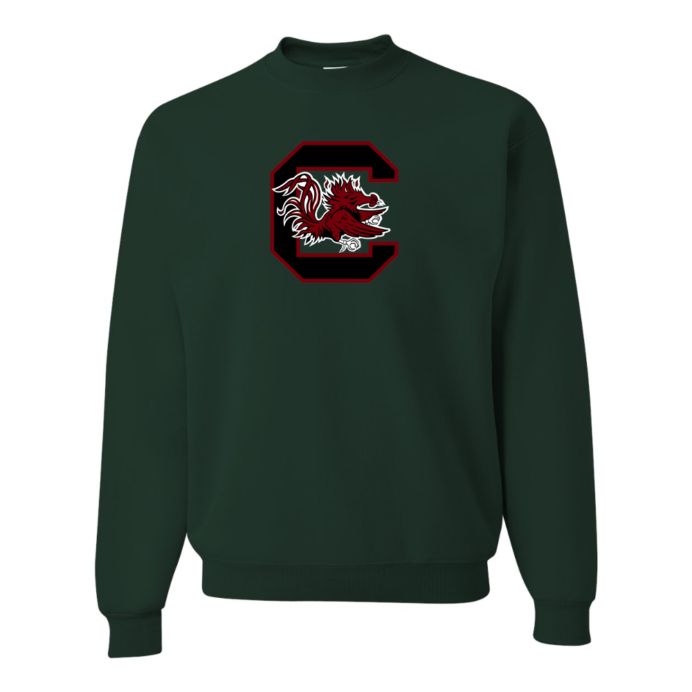 Men's South Carolina Gamecocks Logo  JERZEES NuBlend Crewneck Sweatshirt