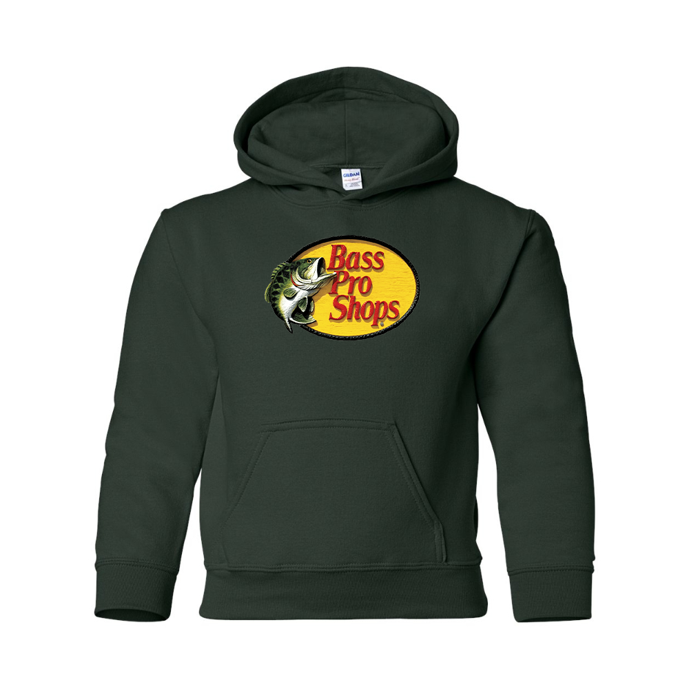 Youth Bass Pro Shops Logo Gildan Heavy Blend  Hooded Sweatshirt