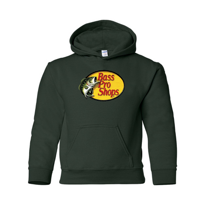 Youth Bass Pro Shops Logo Gildan Heavy Blend  Hooded Sweatshirt