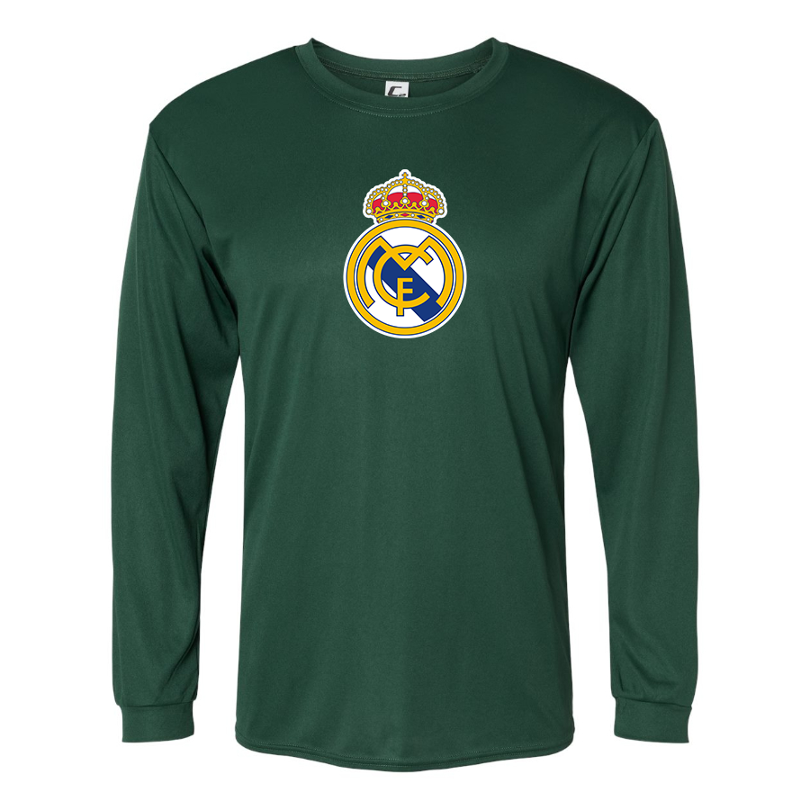 Men’s  Real Madrid Soccer   - C2 Sport - Performance Long Sleeve T-Shirt - 5104