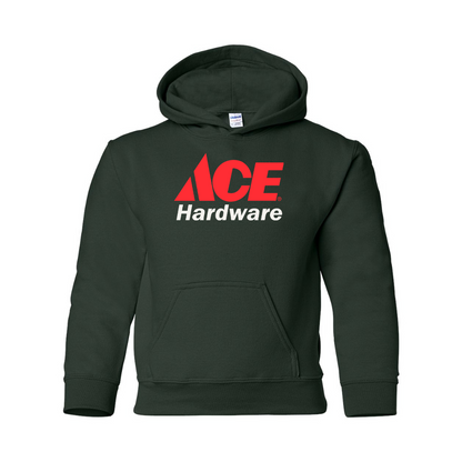 Youth ACE Hardware Logo Gildan Heavy Blend  Hooded Sweatshirt
