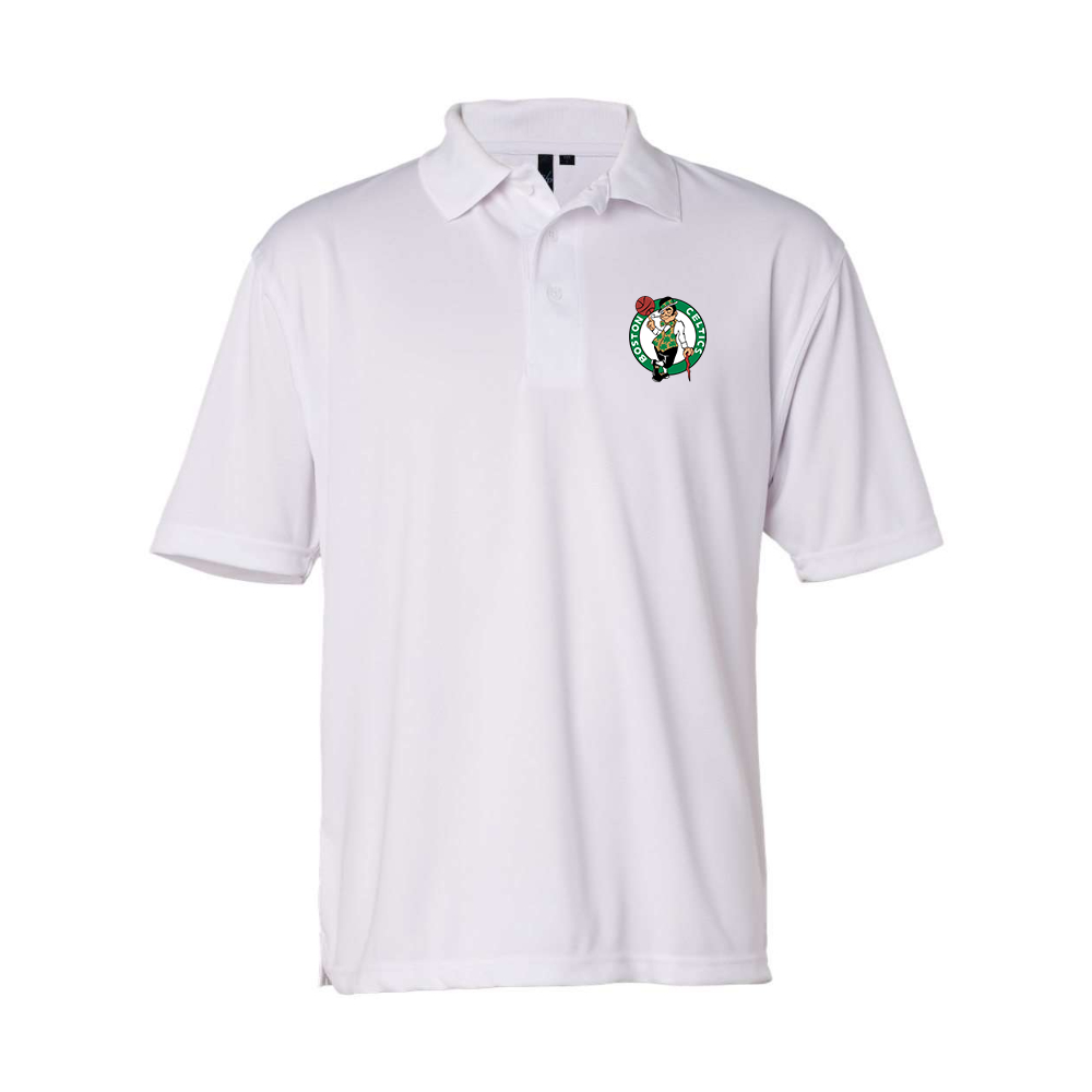 Men's Boston Celtics Logo Sierra Pacific Moisture Free Mesh Polo