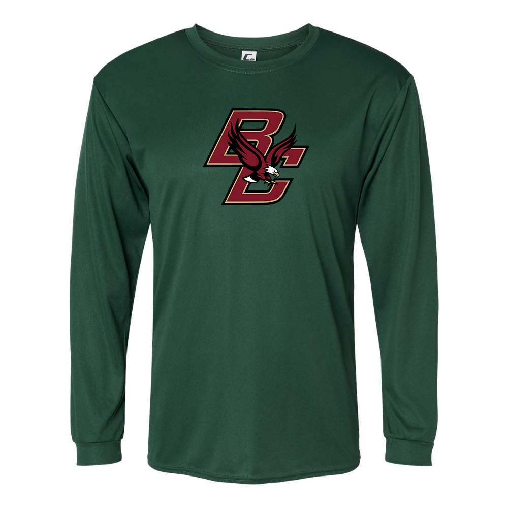 Men's Boston College Eagles Polyester Long Sleeve T-Shirt