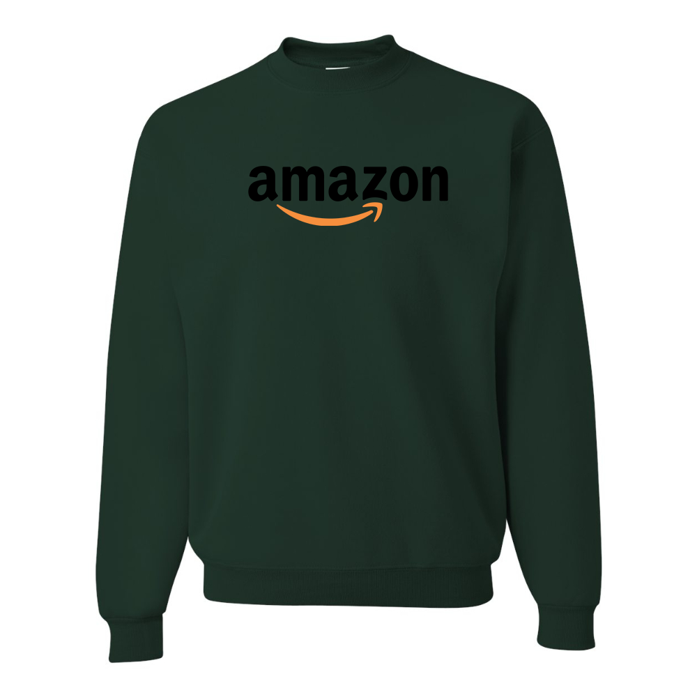 Men's Amazon Logo  JERZEES NuBlend Crewneck Sweatshirt