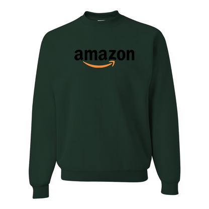 Men's Amazon Logo  JERZEES NuBlend Crewneck Sweatshirt
