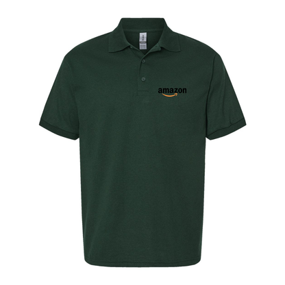 Men's Amazon Logo Gildan Dry Blend Jersey Polo