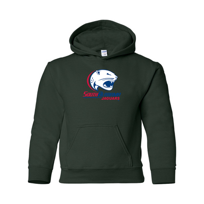 Youth South Alabama Jaguars Logo Gildan Heavy Blend  Hooded Sweatshirt