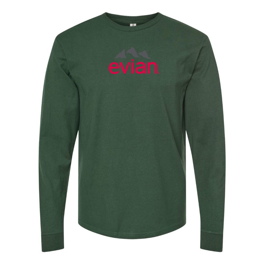 Men's Evian Logo Long Sleeve T-Shirt