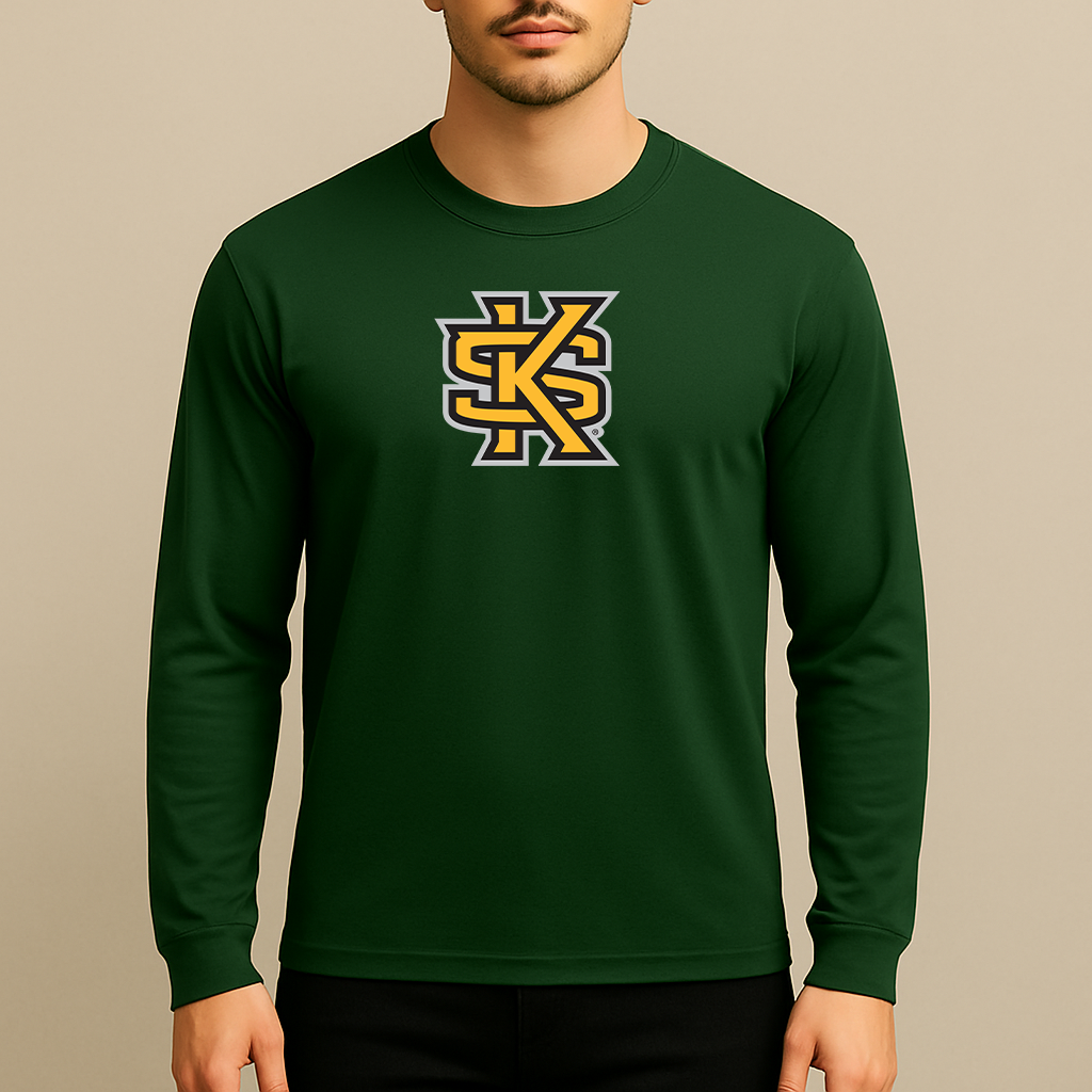 Men's Kennesaw State Owls Logo Long Sleeve T-Shirt