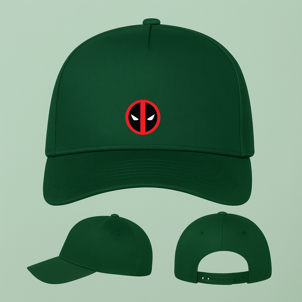 Deadpool Marvel Superhero Five Panel Twill Snapback Cap