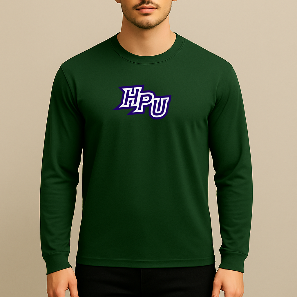 Men's High Point Panthers Logo Long Sleeve T-Shirt