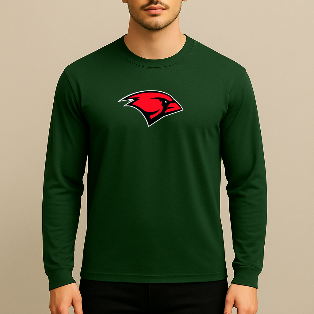 Men's Incarnate Word Cardinals Logo Long Sleeve T-Shirt
