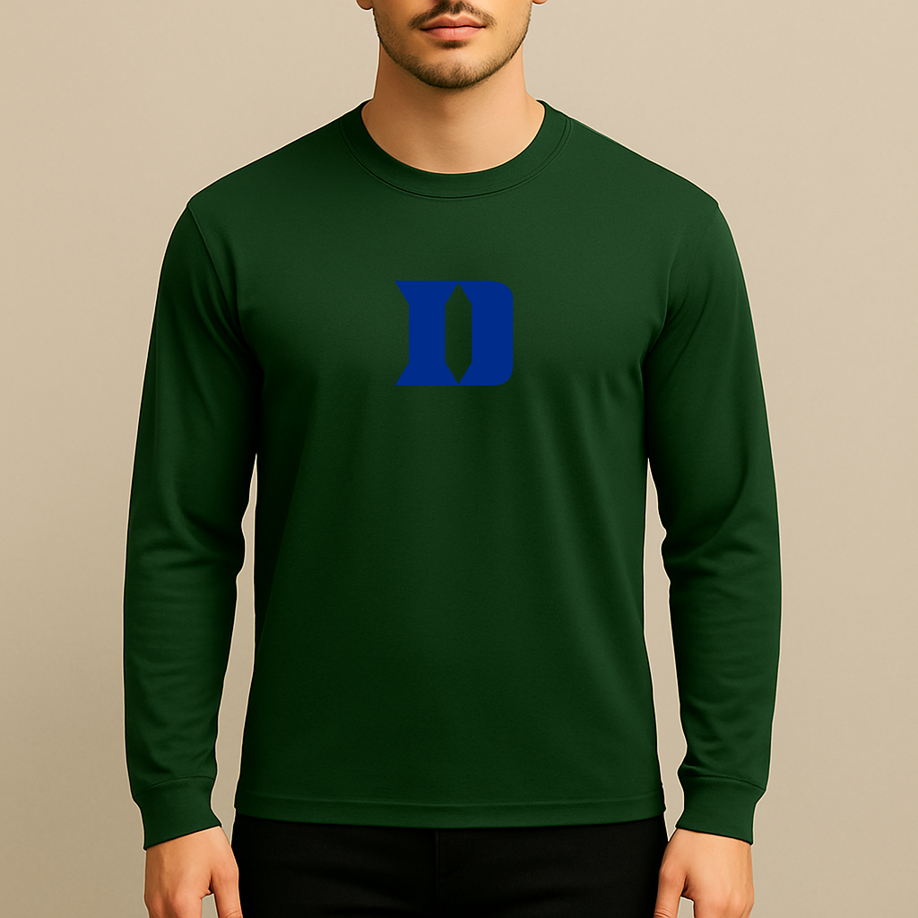 Men's Duke Blue Devils Logo Long Sleeve T-Shirt
