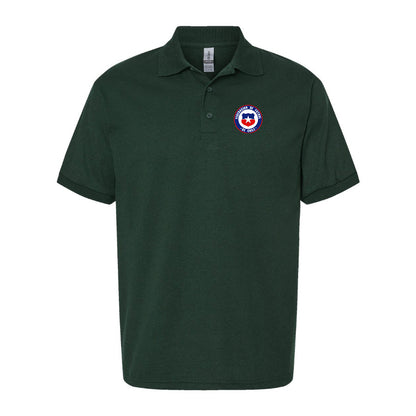 Men's Chile National Soccer Team  Dry Blend Polo