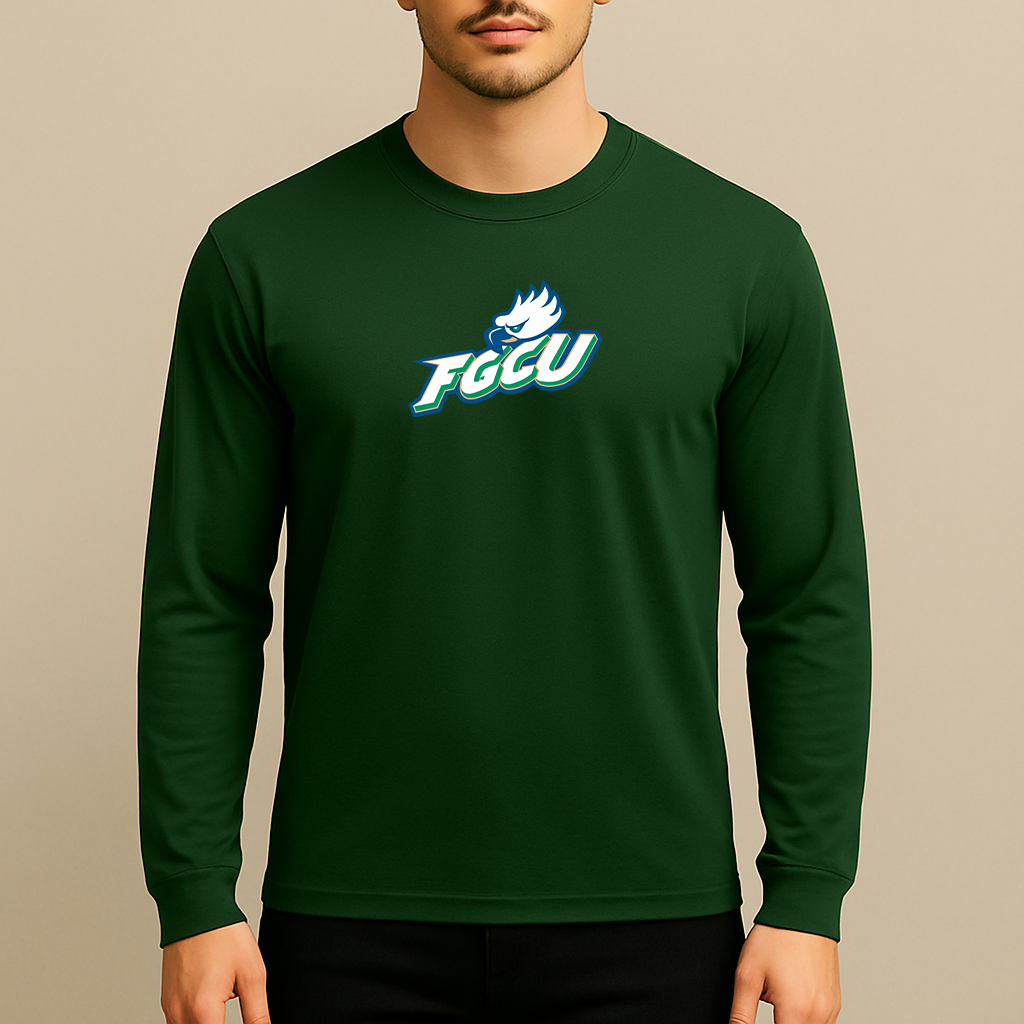 Men's Florida Gulf Coast Eagles Logo Long Sleeve T-Shirt