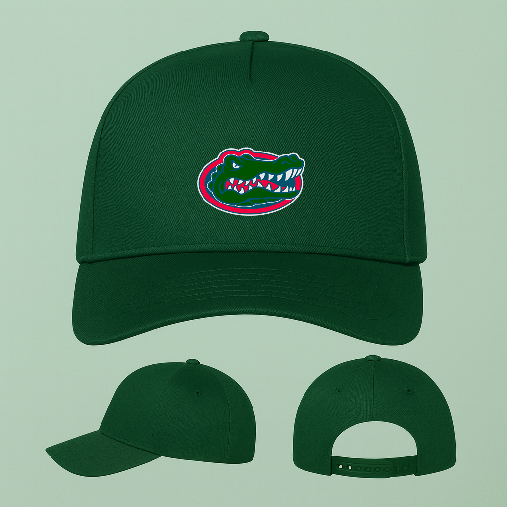 Florida Gators Logo Five Panel Twill Snapback Cap