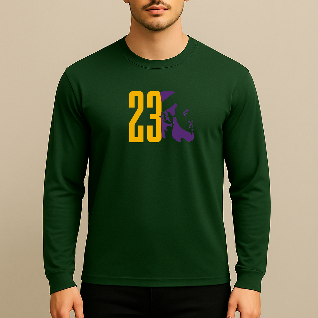 Men's Lebron James 23 Sports Long Sleeve T-Shirt