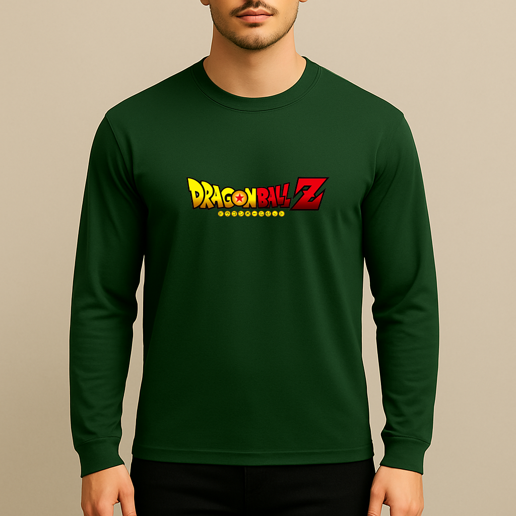 Men's Dragon Ball Z Title Long Sleeve T-Shirt