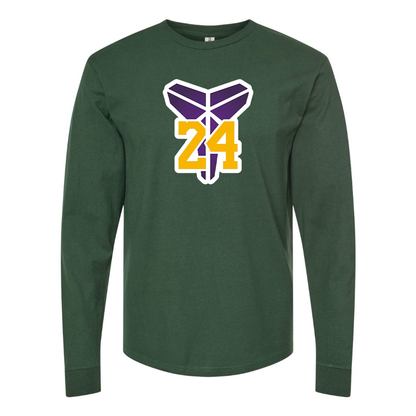 Men's Kobe Bryant Mamba 24 Long Sleeve T-Shirt