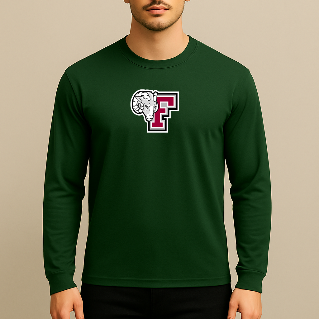 Men's Fordham Rams Logo Long Sleeve T-Shirt