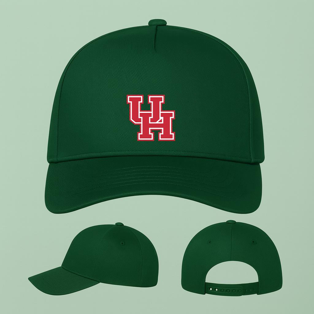 Houston Cougars Logo Five Panel Twill Snapback Cap