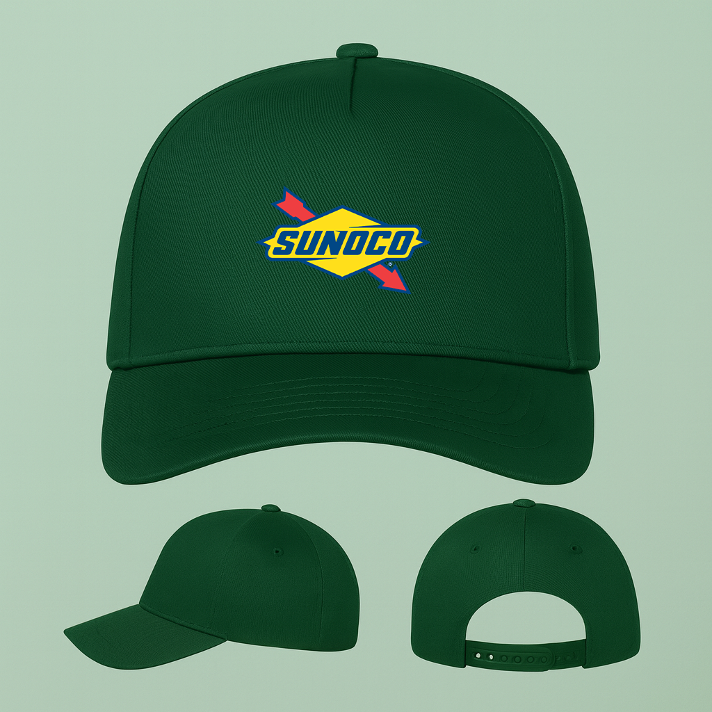 Sunoco Gas Station Five Panel Twill Snapback Cap