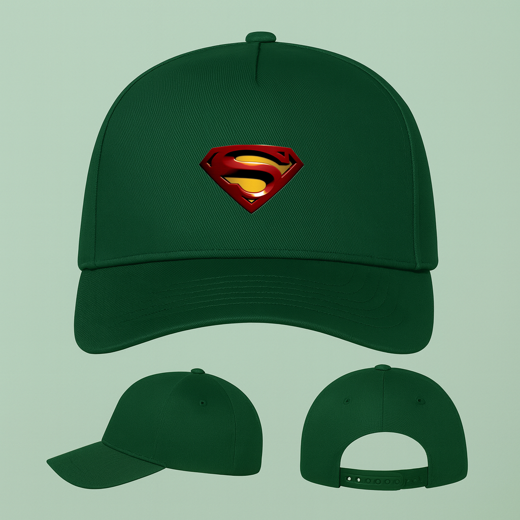 Superman Superhero Five Panel Twill Snapback Cap