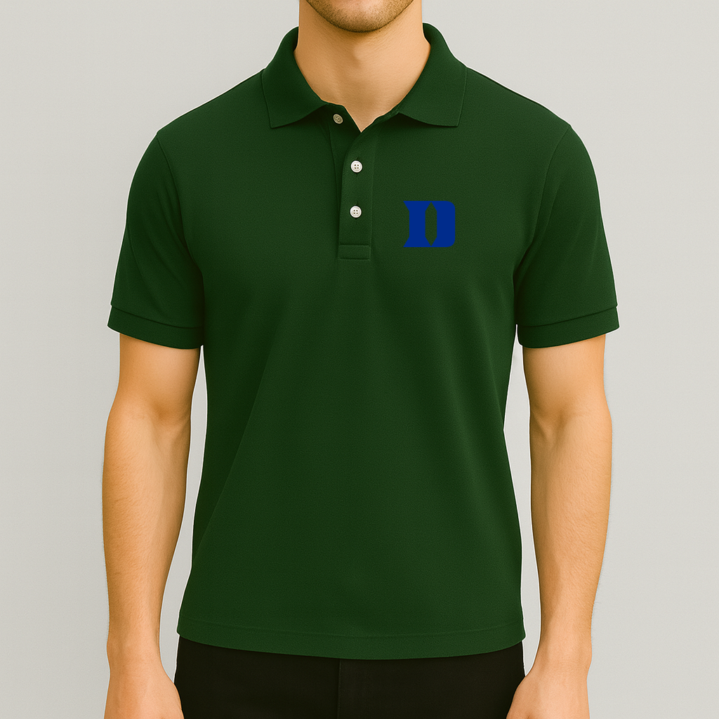 Men's Duke Blue Devils Logo Dry Blend Polo