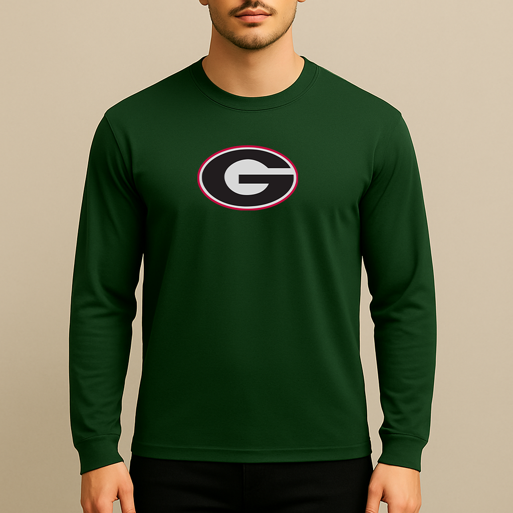 Men's Georgia Bulldogs Logo Long Sleeve T-Shirt