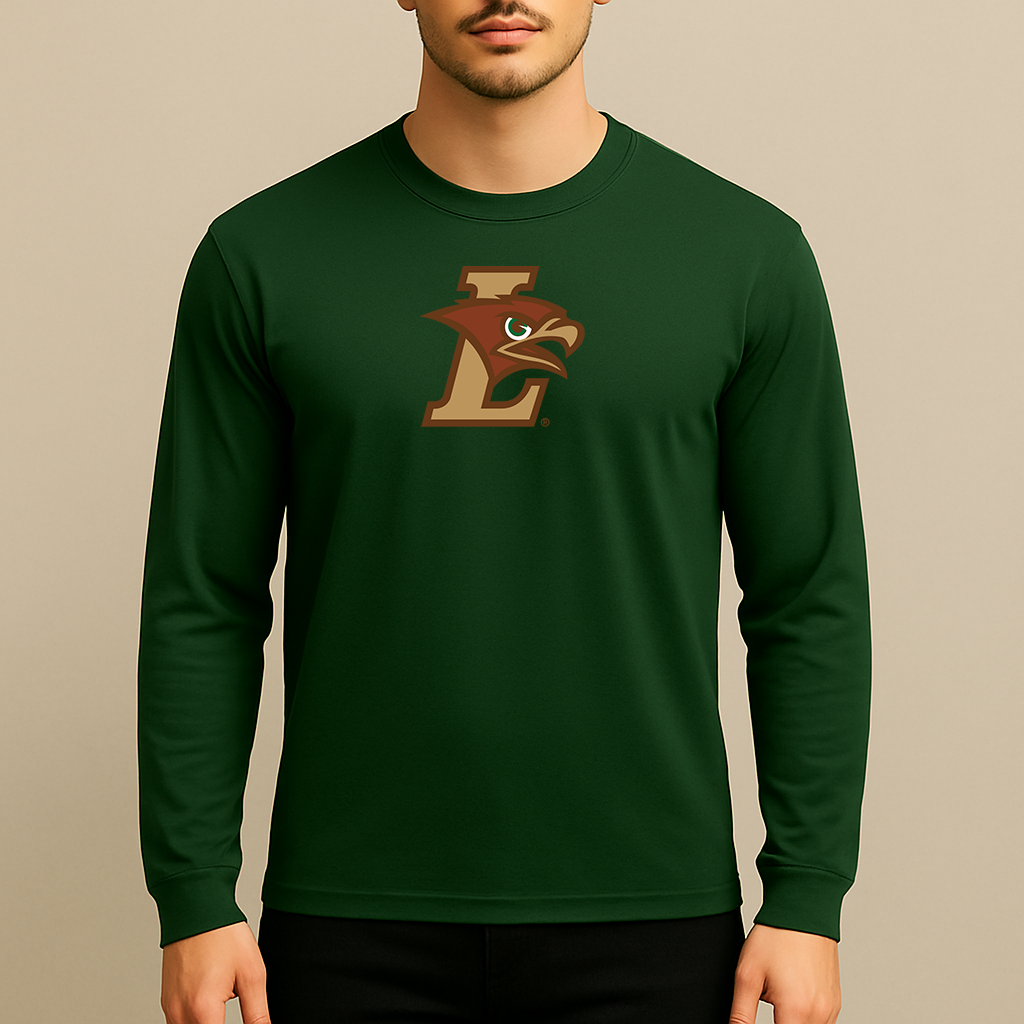 Men's Lehigh Mountain Hawks Logo Long Sleeve T-Shirt