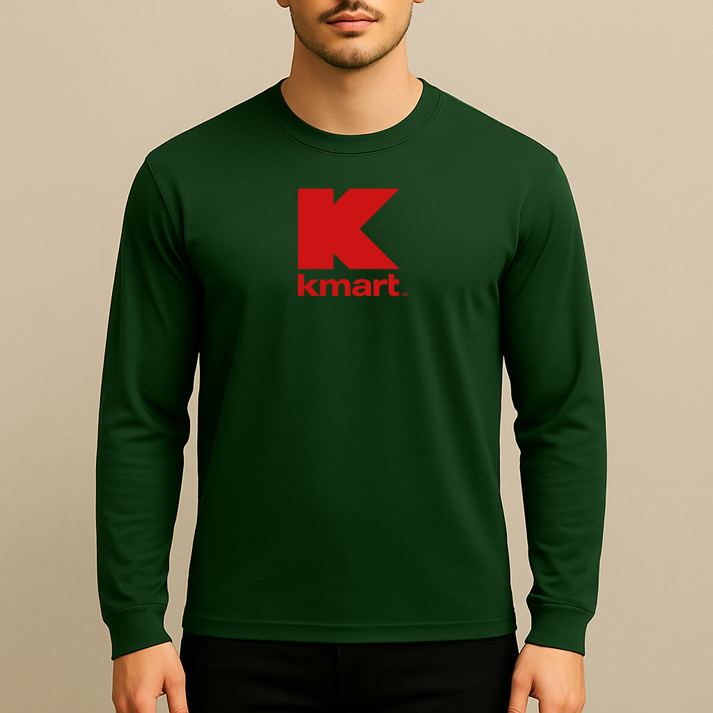 Men's Kmart Logo Long Sleeve T-Shirt