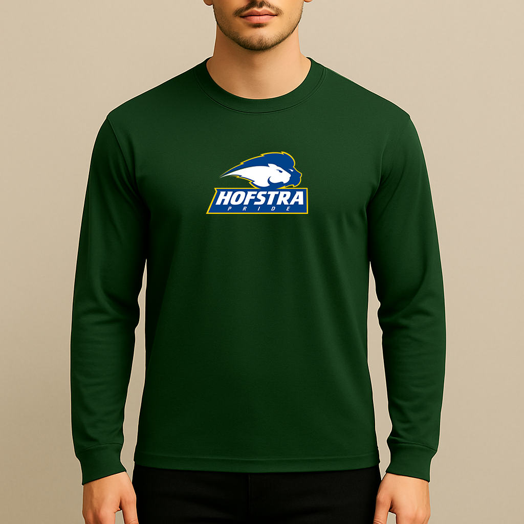 Men's Hofstra Pride Logo Long Sleeve T-Shirt