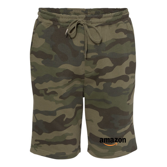 Men's Amazon Logo Independent Trading Co Midweight Fleece Shorts