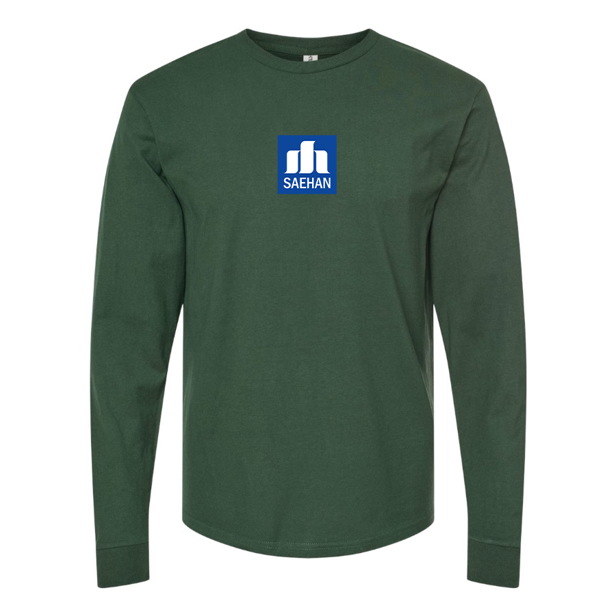 Men's Saehan Motors Logo Long Sleeve T-Shirt