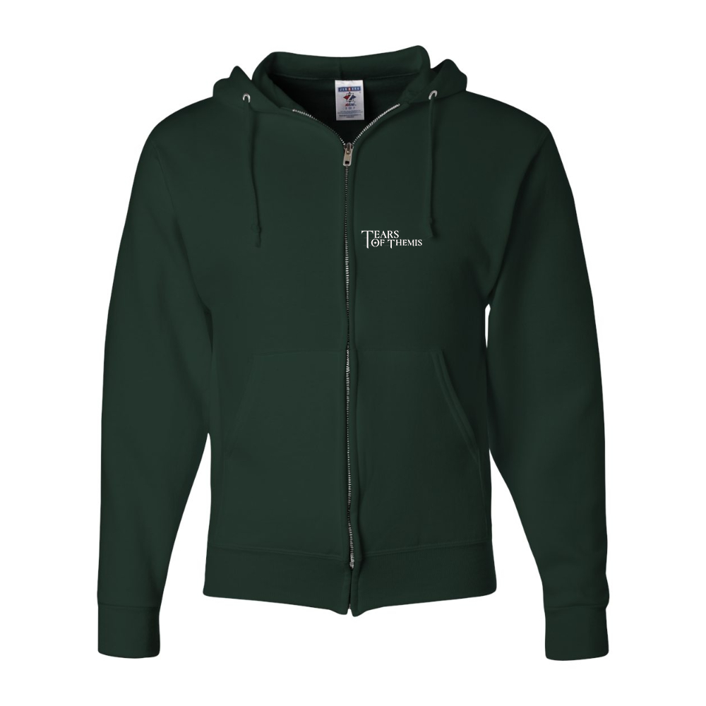 Men's Tear Of Themis Logo JERZEES NuBlend Full-Zip Hooded Sweatshirt