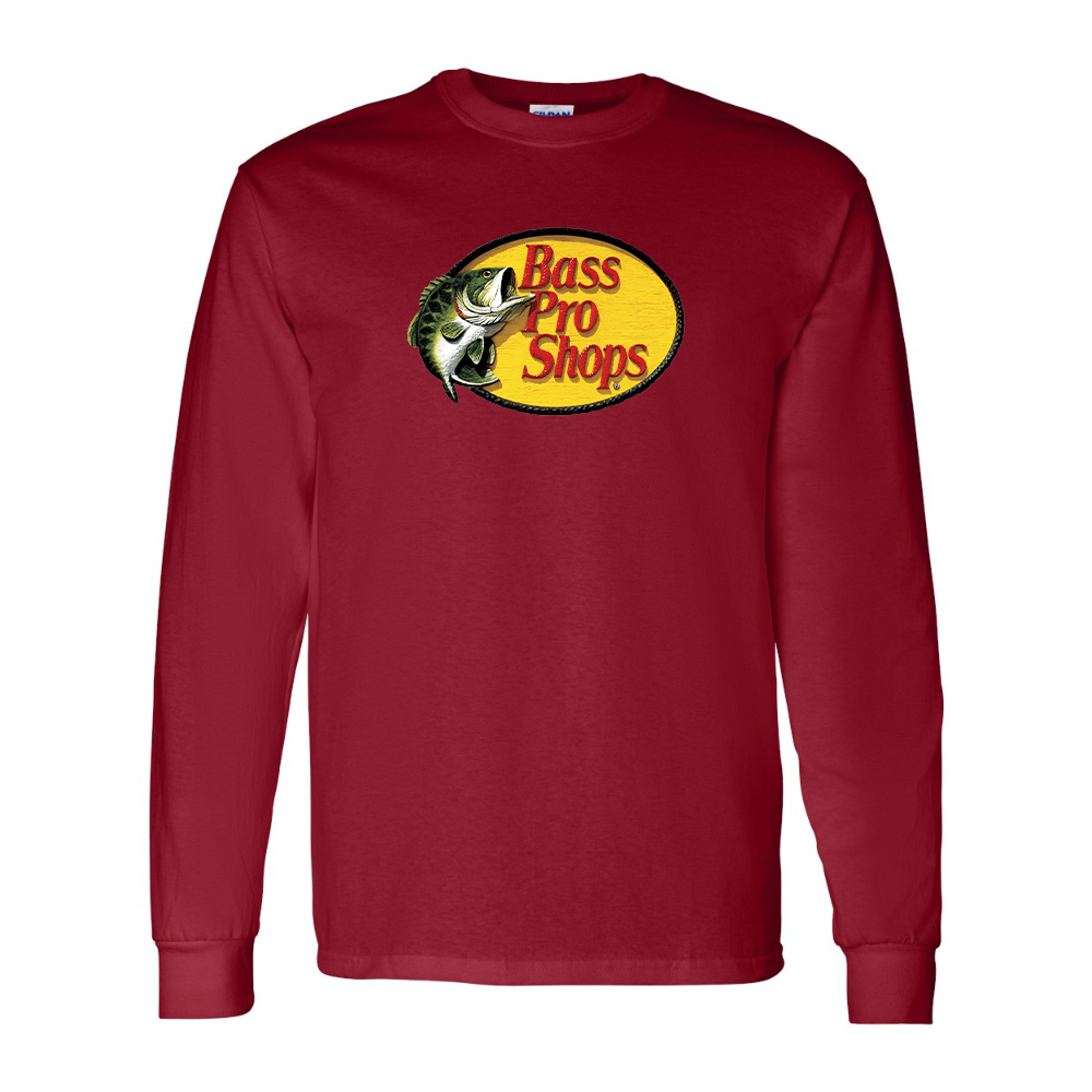 Men's Bass Pro Shops Logo Gildan Heavy Cotton Long Sleeve T-Shirt