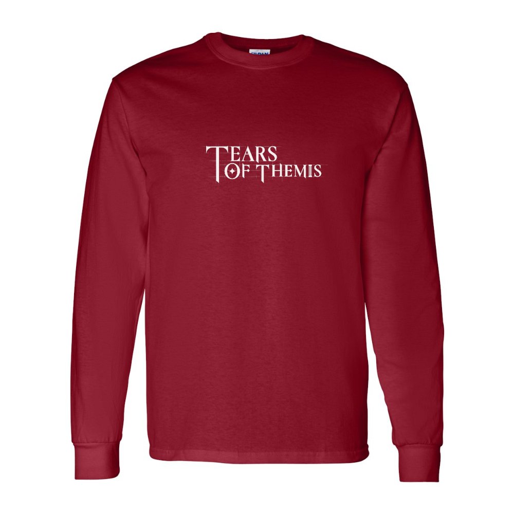 Men's Tear Of Themis Logo Gildan Heavy Cotton Long Sleeve T-Shirt