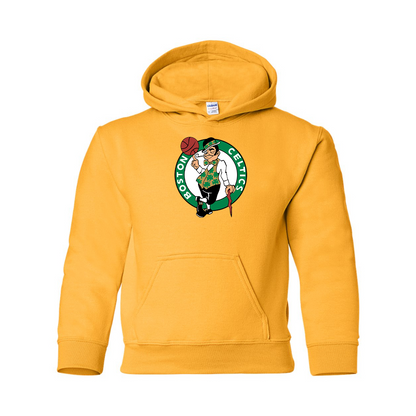 Youth Boston Celtics Logo Gildan Heavy Blend  Hooded Sweatshirt
