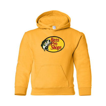 Youth Bass Pro Shops Logo Gildan Heavy Blend  Hooded Sweatshirt