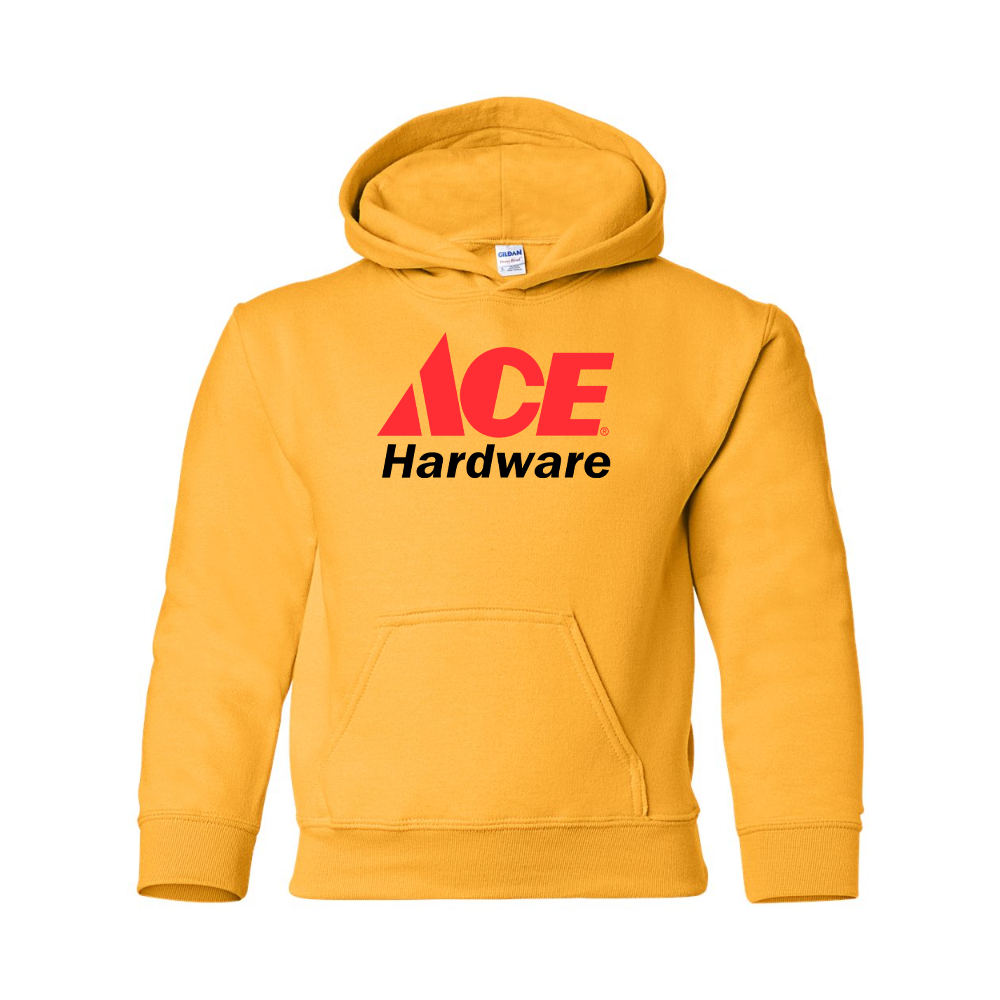 Youth ACE Hardware Logo Gildan Heavy Blend  Hooded Sweatshirt