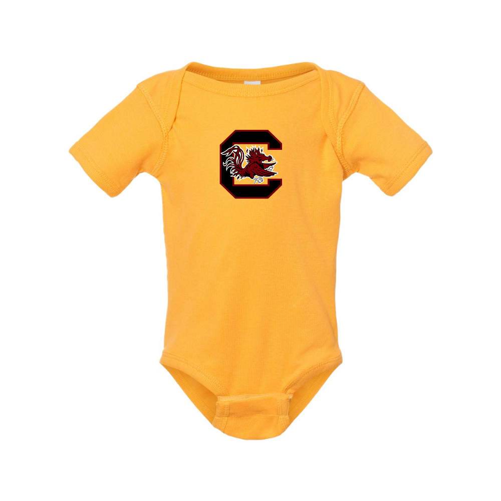 South Carolina Gamecocks Logo Rabbit Skins Infant Baby Rib Bodysuit