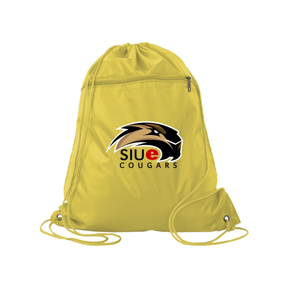 SIU Edwardsville Cougars Logo Q-Tees - Polyester Cinchpack