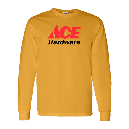 Men's ACE Hardware Logo Gildan Heavy Cotton Long Sleeve T-Shirt