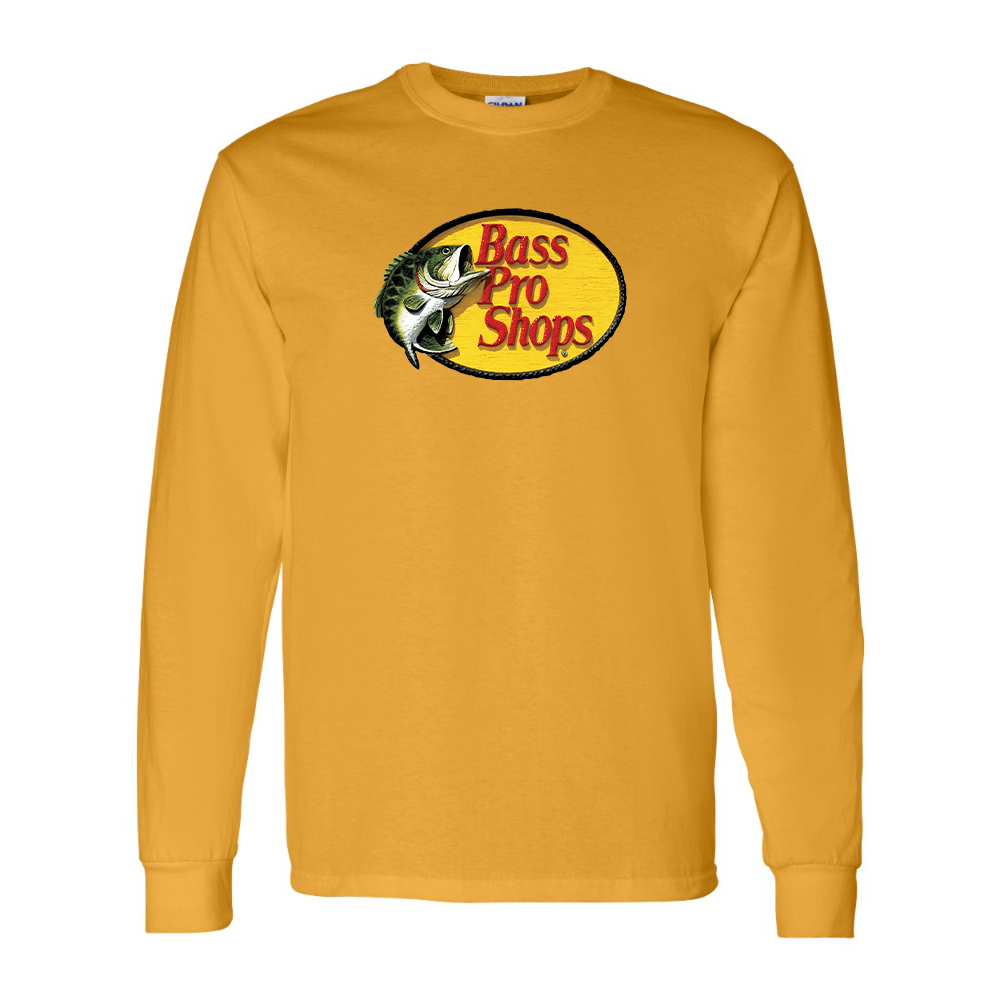 Men's Bass Pro Shops Logo Gildan Heavy Cotton Long Sleeve T-Shirt