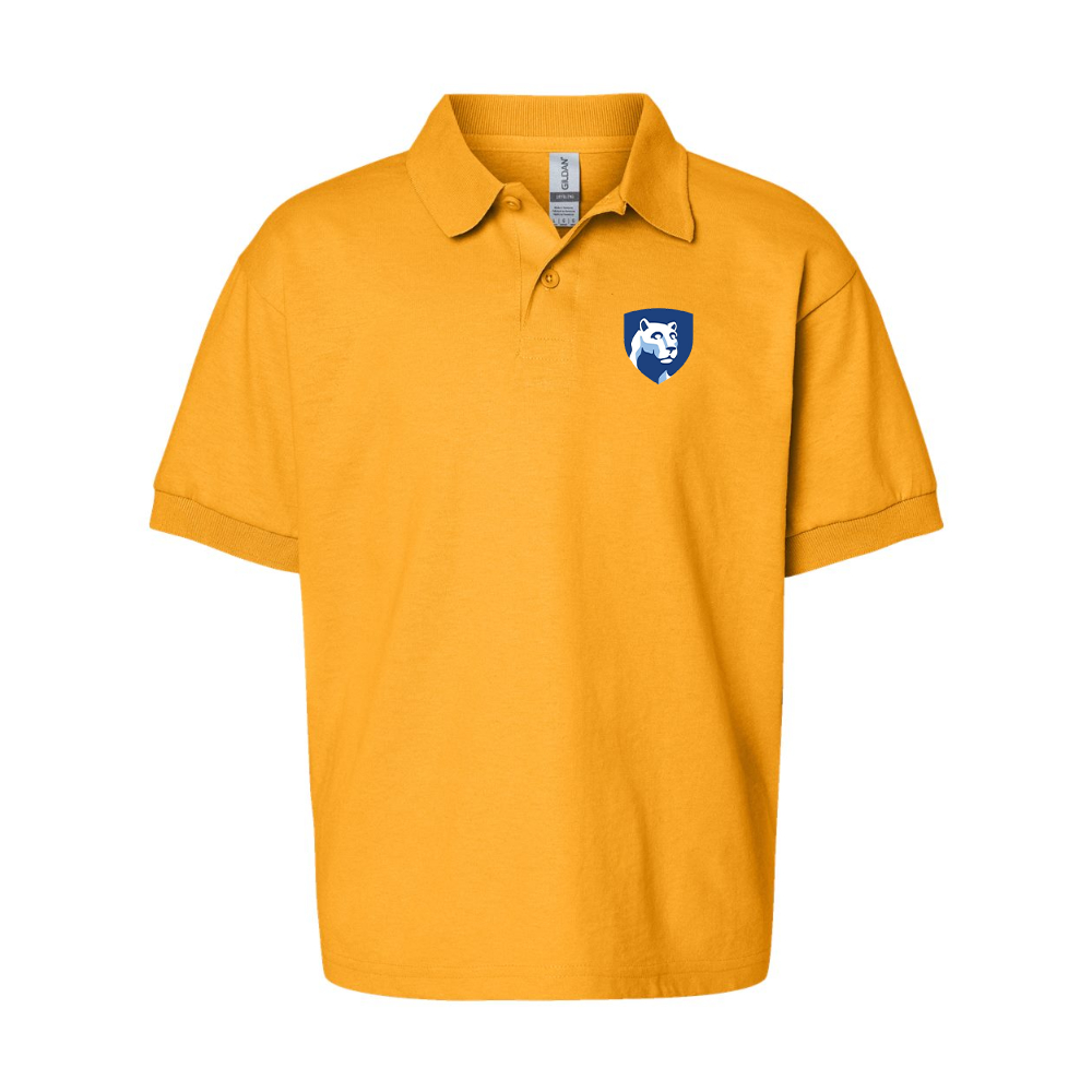 Youth Penn State Symbol Gildan Dry Blend Jersey Polo