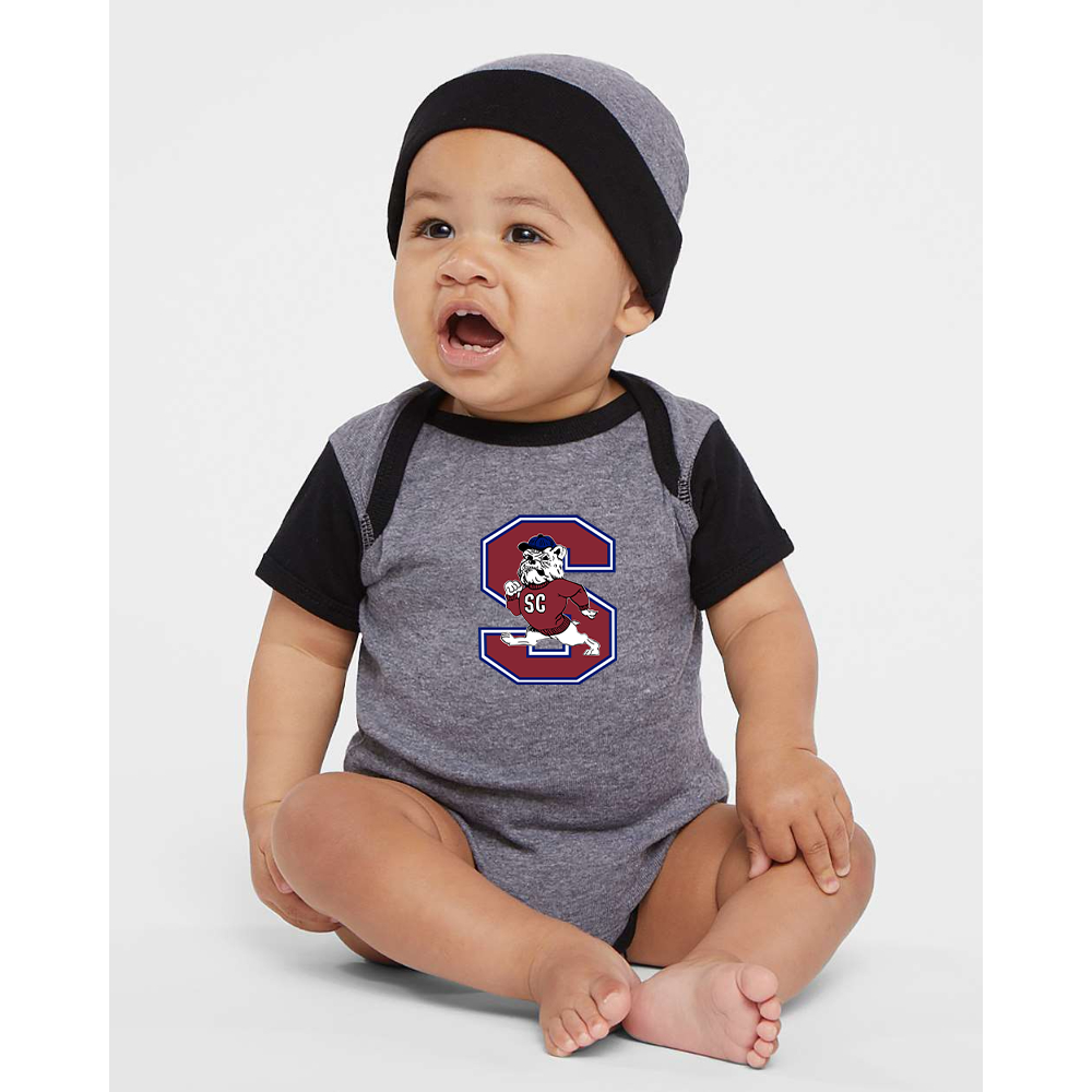 South Carolina State Bulldogs Logo Rabbit Skins Infant Baby Rib Bodysuit